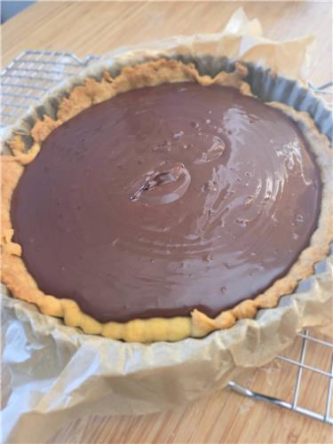 Bittersweet Chocolate Truffle Tart